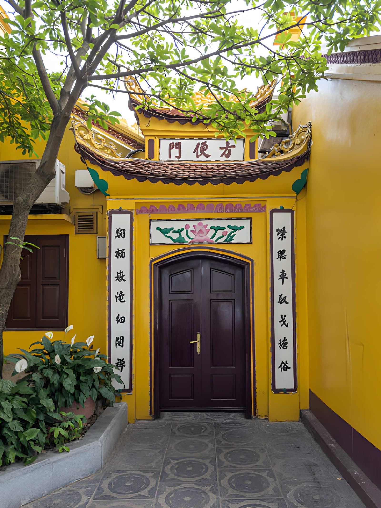 Temple entrance